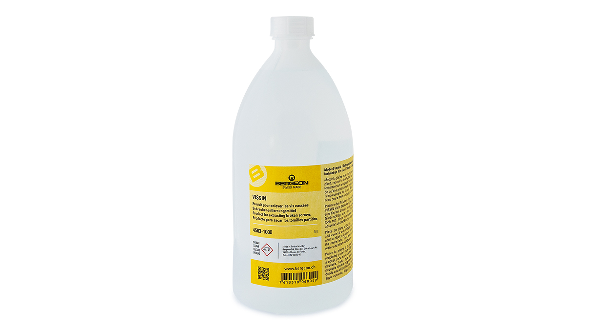 Bergeon 4503-1000 Vissin Schroefverwijderingsmiddel, 1000 ml