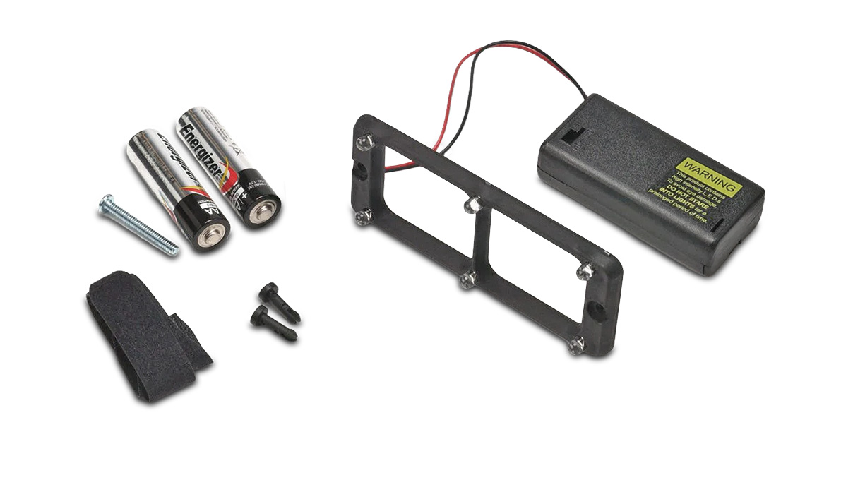 LED lighting attachment for Optivisor