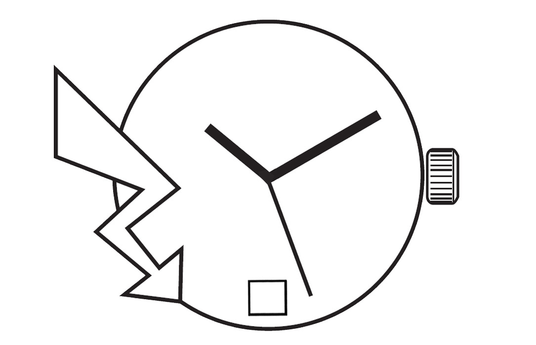 AU-Werk ETA 955.112 H3 11 1/2''' DATE6 SC Quarz (371 | SR920SW) - DATE über beigelegte Scheibe