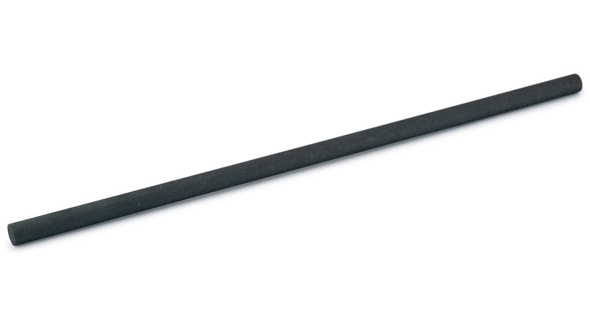 Graphite rod, solid, Ø 10 mm, length 300 mm