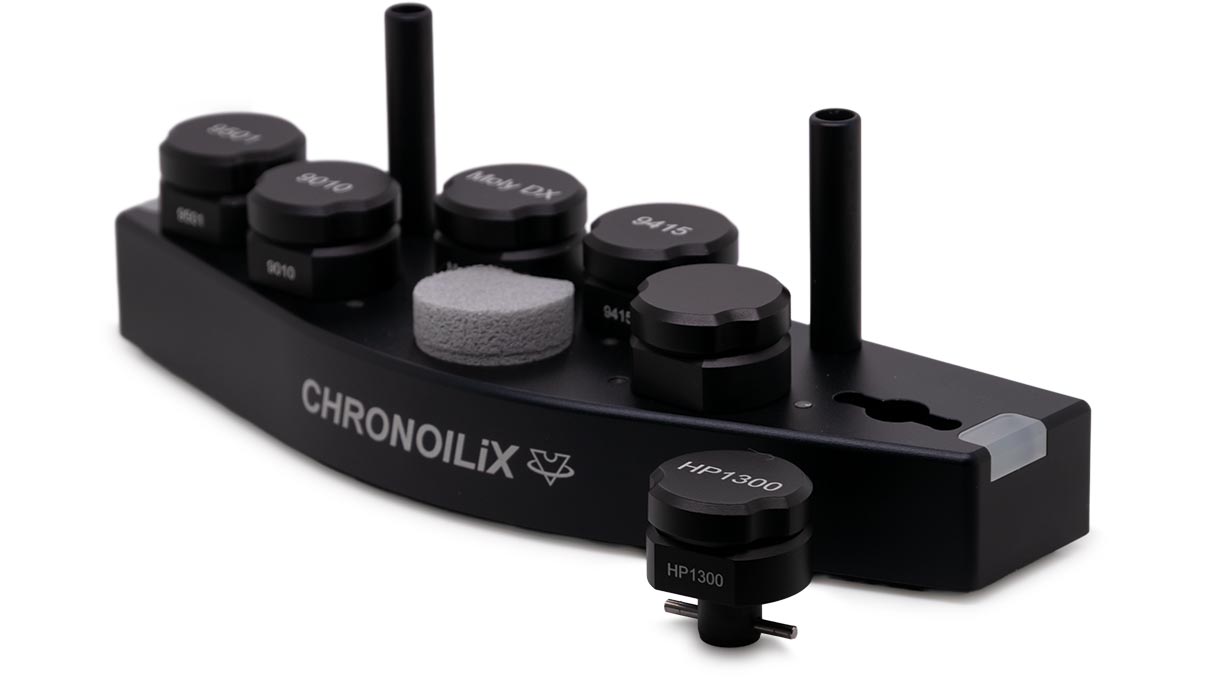 VOH Chronoilix, smarter Ölblock mit app‑gesteuerter Funktion zur Kontrolle der Verfallsdaten der
Öle