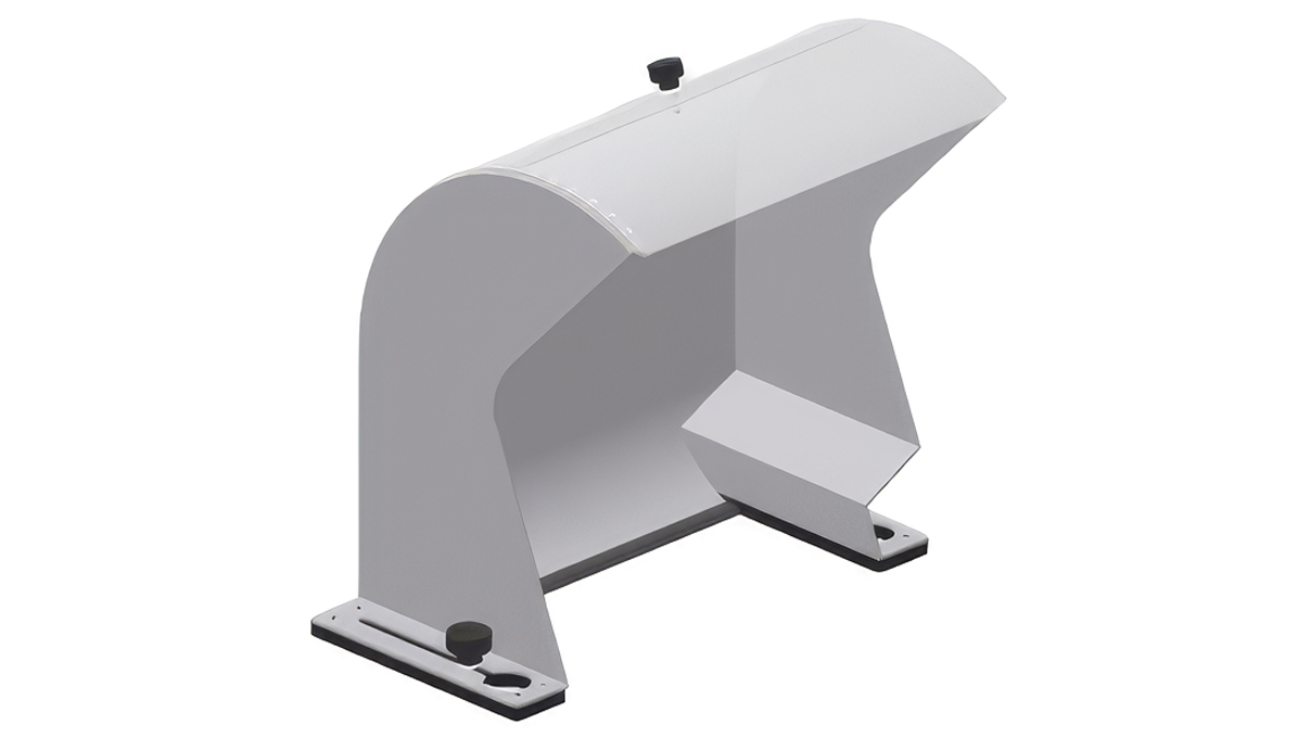 Capot de protection H170, inoxydable, avec écran transparent, version large
