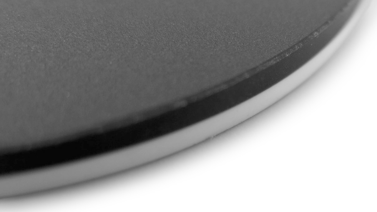 Zeiss-inzetplaat voor statieven, Ø 84 mm, kunststof, zwart en wit