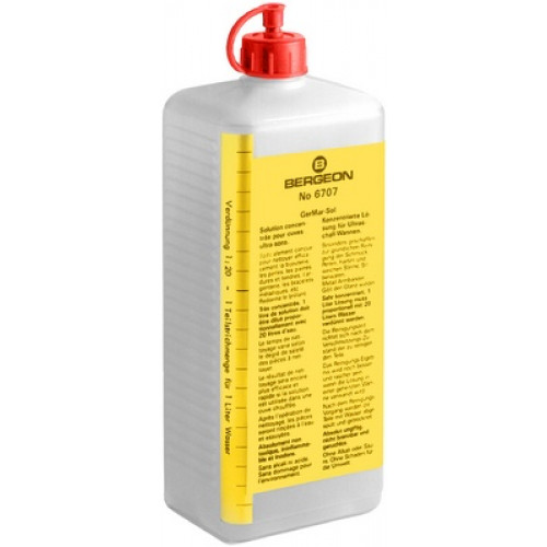 Bergeon 6707-1 concentraat voor het ultrasoon reinigen van juwelen, 1 l