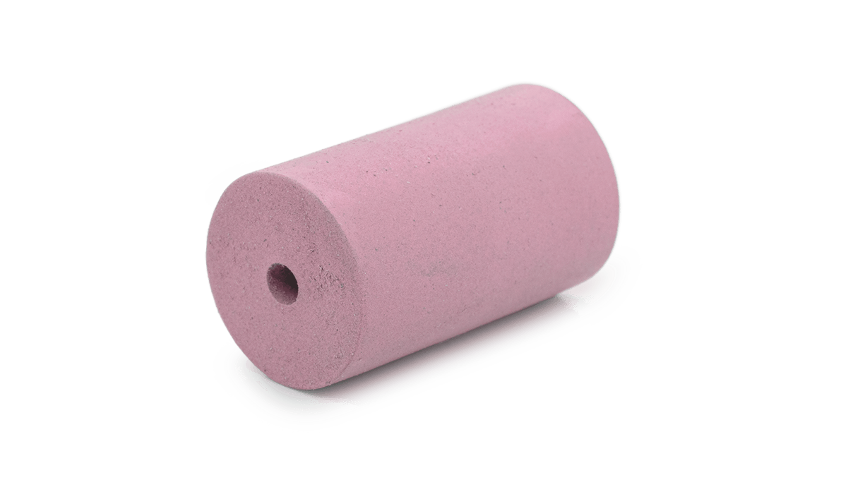 Polijster Universal, roze, cilinder, Ø 12 x 20 mm, zacht, korrel zeer fijn