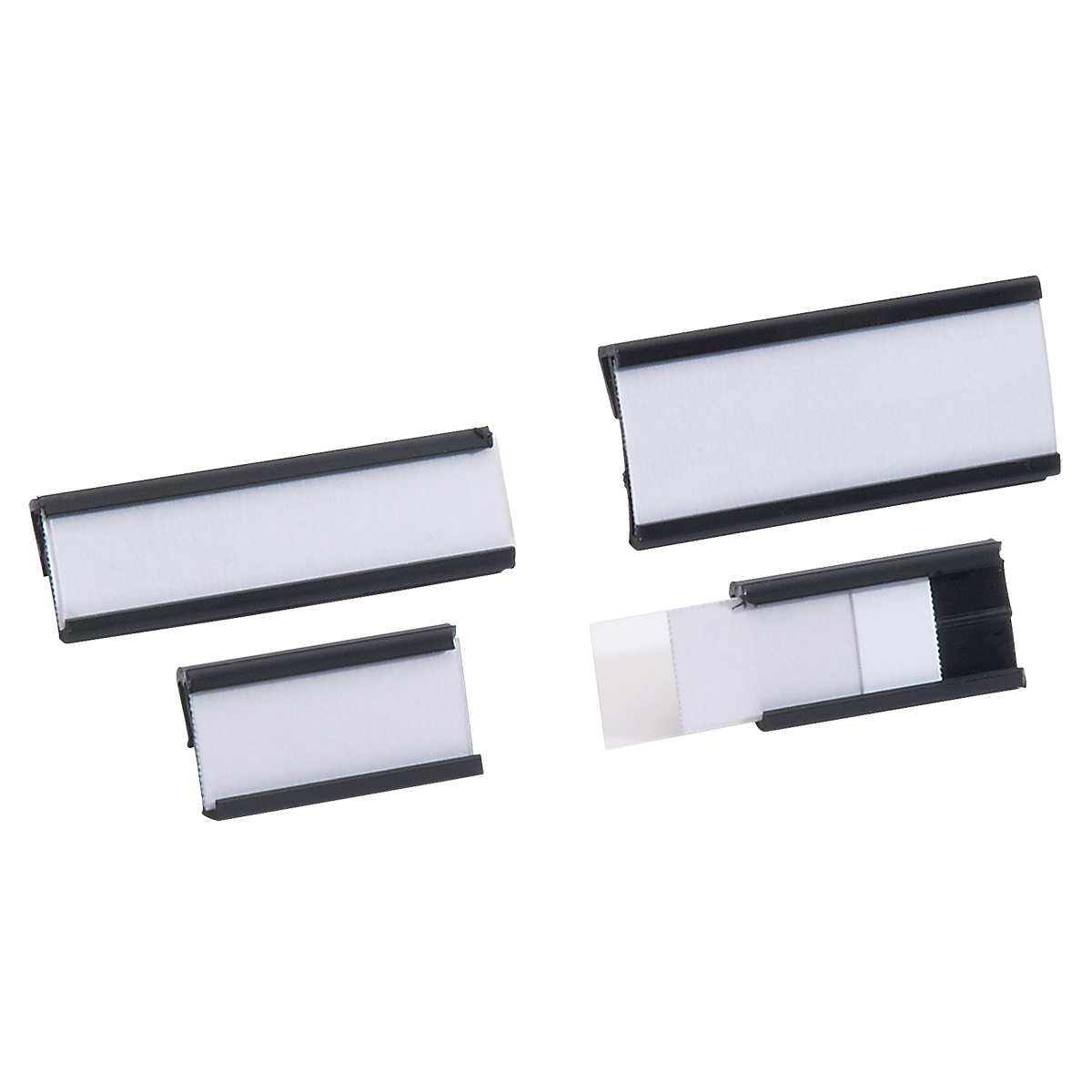 Lista Partition material, 20 clip-on label holders for partitions and dividers, incl. labels