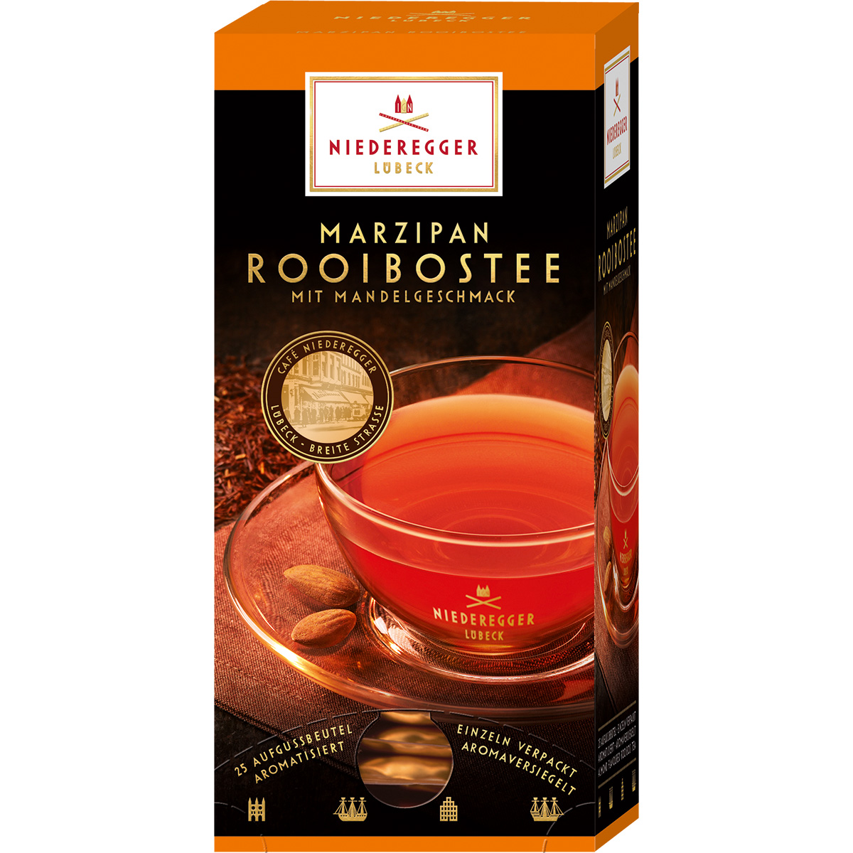 Niederegger Marzipan Rooibostee, 43,75 g, 25 Beutel