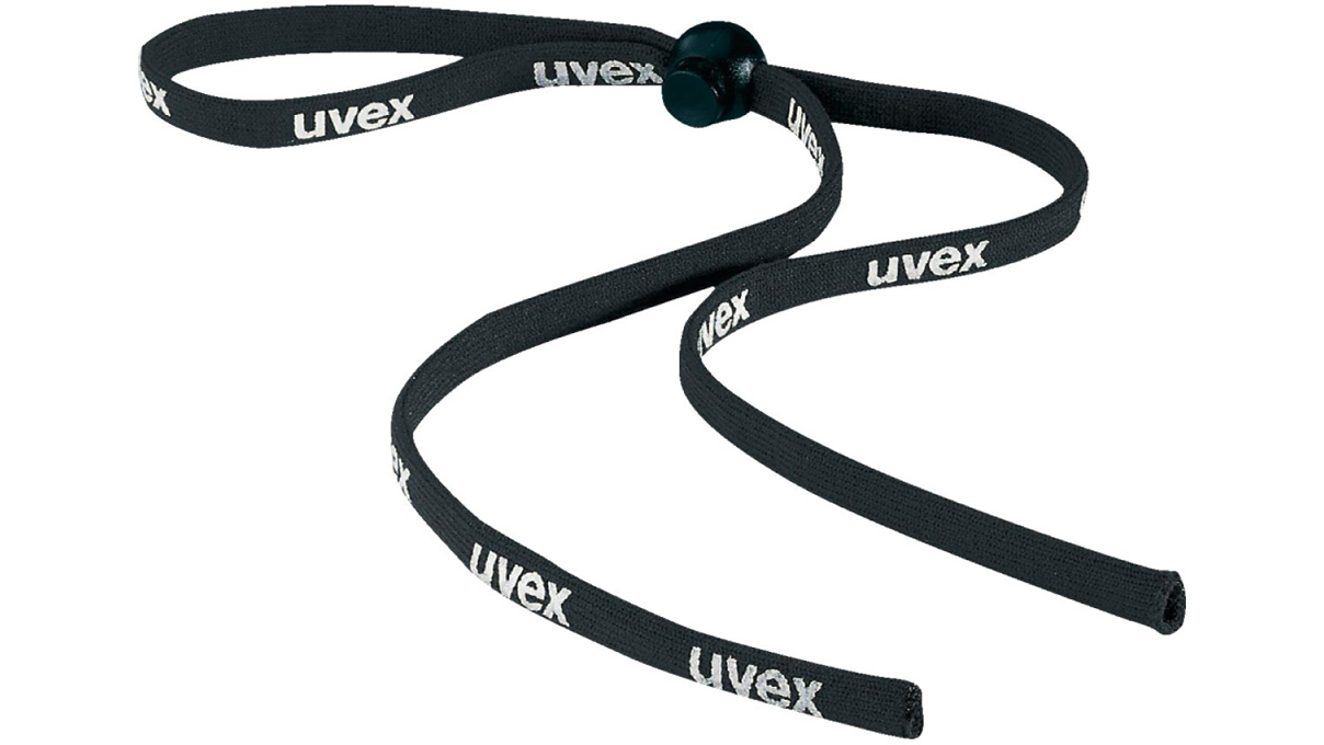 Brillenkordel mit Einstellknopf, für individuelle Weitenregulierung, schwarz