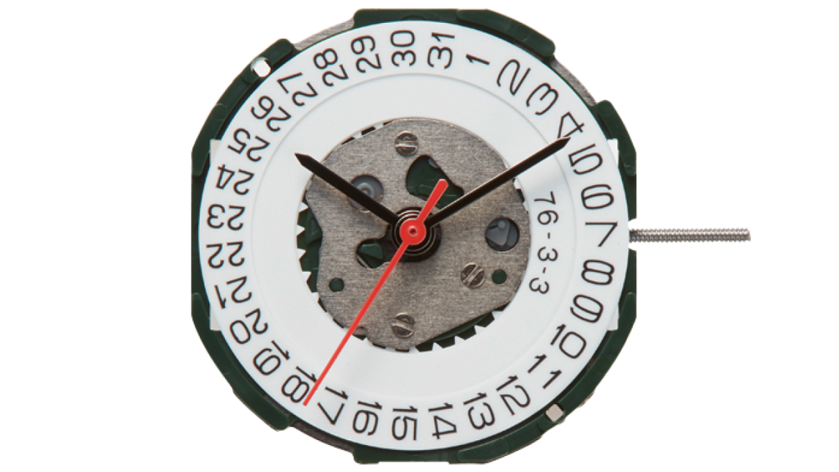 AU-Werk Miyota 2115 10 1/2''' DATE6 SC Quarz (377 | SR626SW)