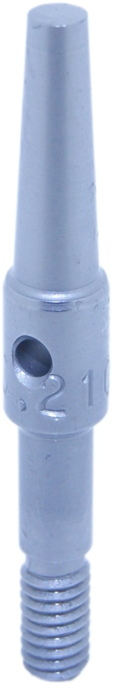 Badeco Spitze für Niet- und Fasserhammer, rund und glatt, 2,10 mm