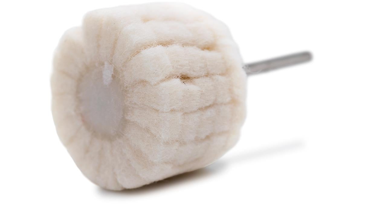 Jooltool Puffy Buff, Schwabbelscheibe, weiß, Ø 28,5 mm