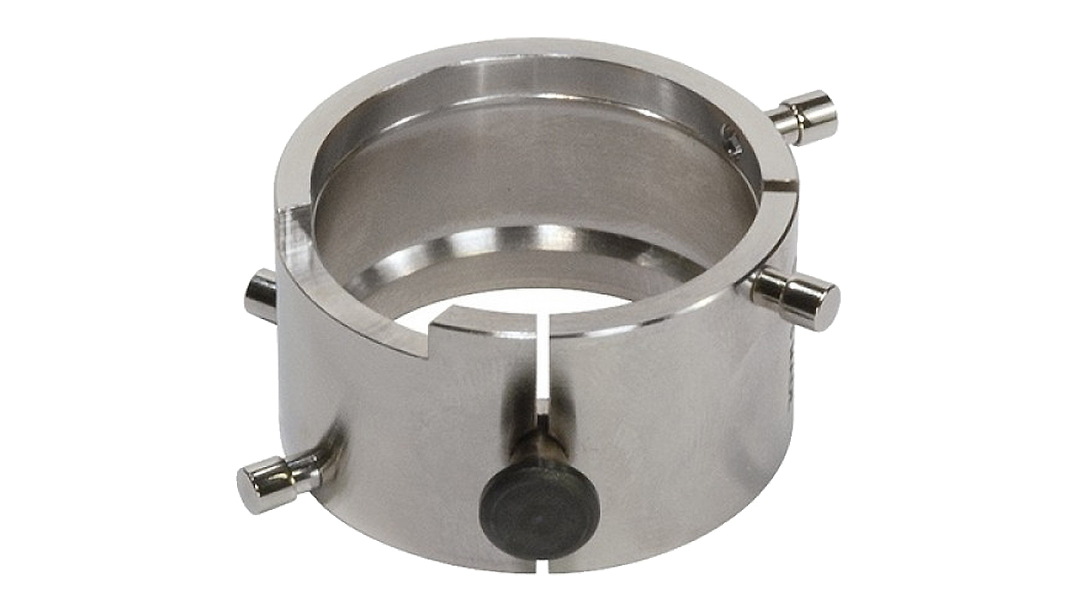 Bergeon 5914-7750, Movement holder, Reversible, Caliber-specific, Brass, nickel plated, 13 1/4'''