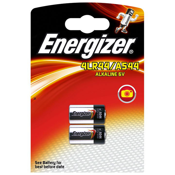 Energizer 2er Blister Spezialbatterie A544 6 Volt Alkaline 4LR44/V4034PX