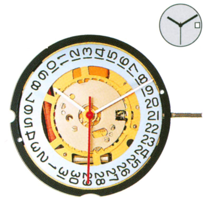 AU-Werk Ronda 715 H2 11 1/2''' DATE3 SC Quarz (371 | SR920SW)