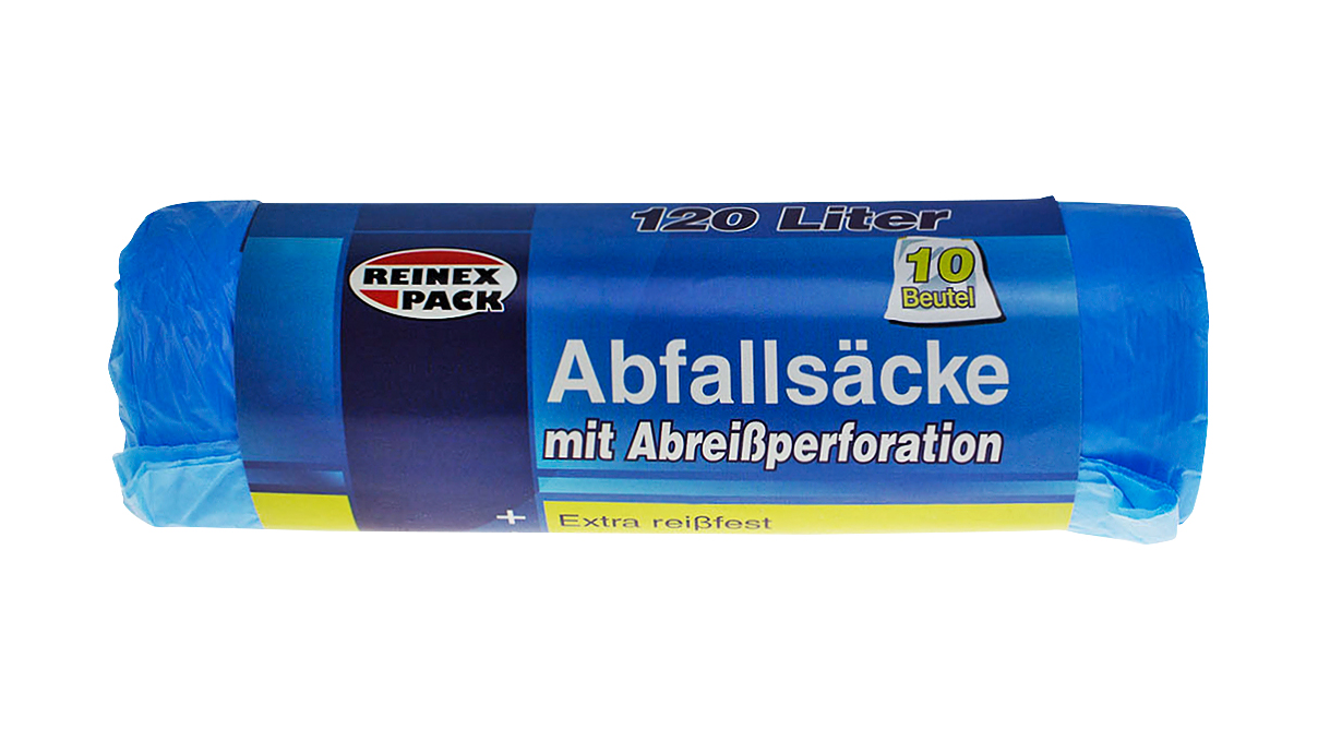 Reinex Pack afvalzakken, 120 l