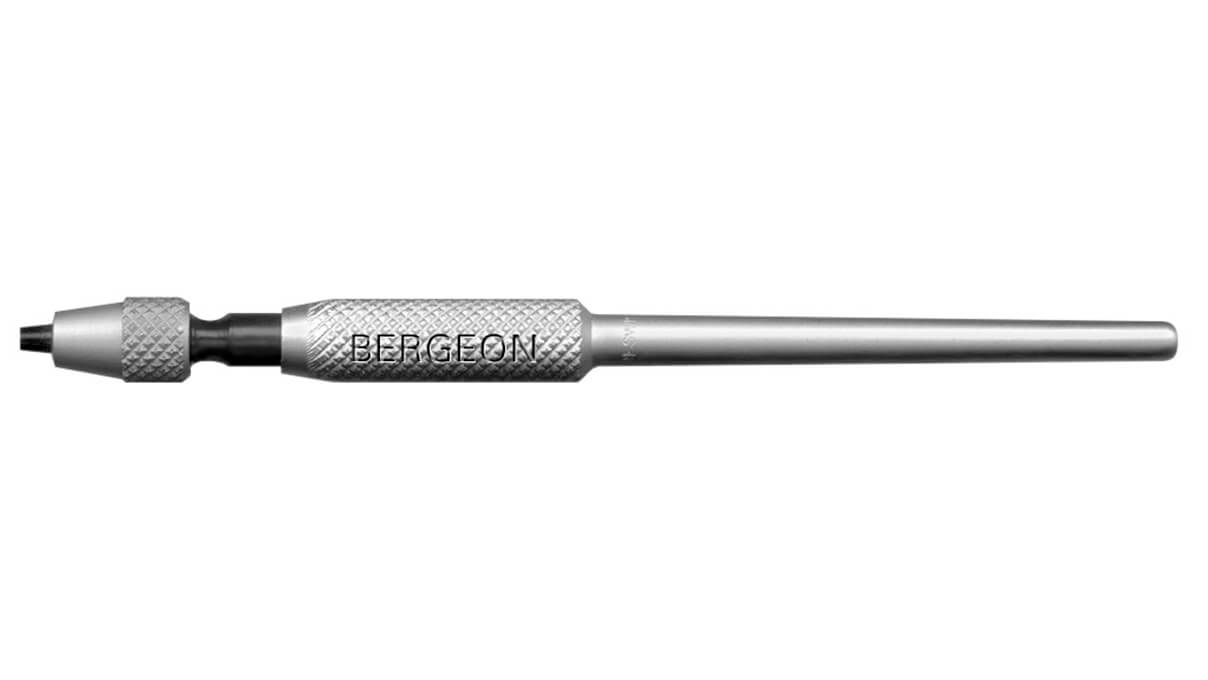 Bergeon 30021-1 Stiftenklöbchen, Spannweite 0 - 0,5 mm, Länge 80 mm