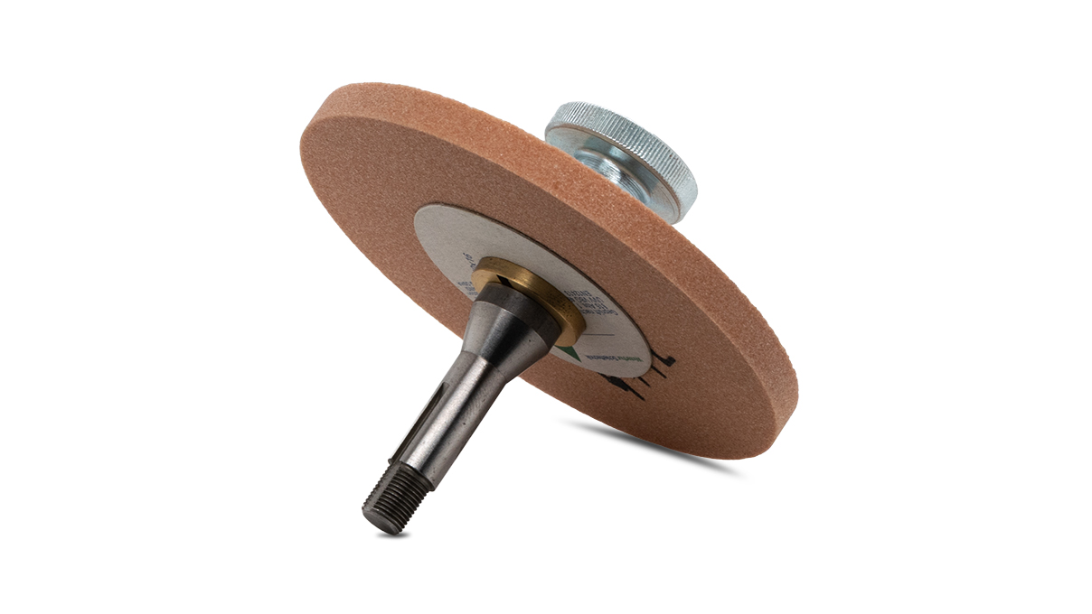 Horia TH 34 Schleifscheibe mittelfein, mit Halter, Aufnahme B8, Ø 80 mm