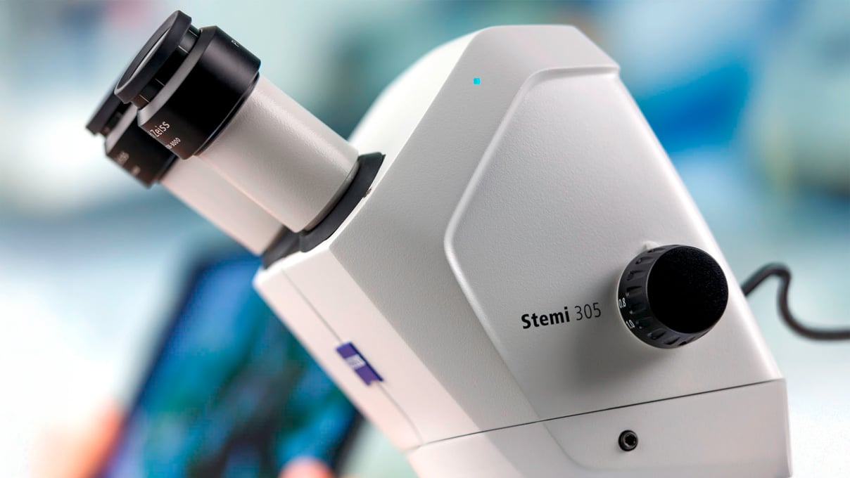 Zeiss Stemi 305 cam W, Microscope Body with 4 Megapixel camera and WLAN