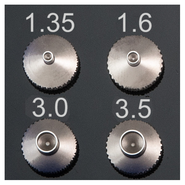 Horia AS 05-04 Satz a 6 Stempel und 7 Ambösschen für Incabloc Ø 4.0 mm