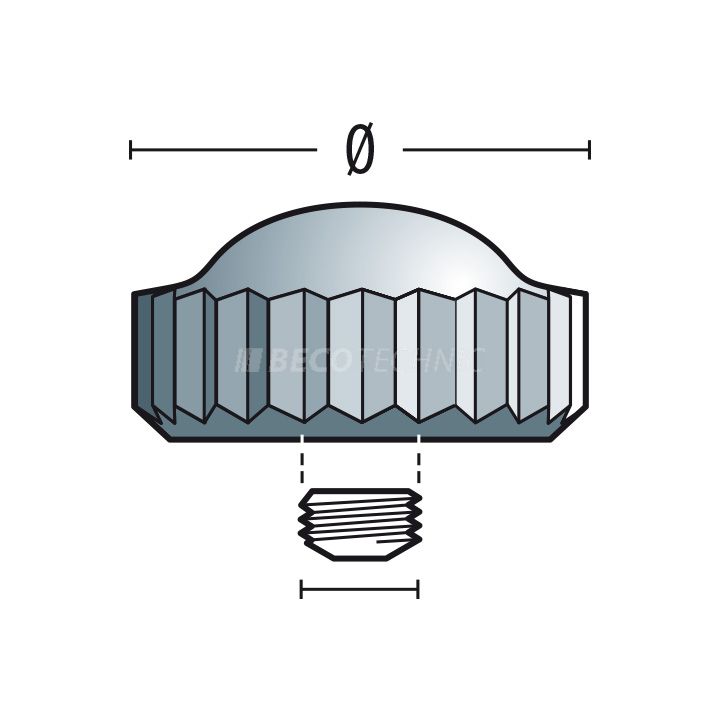 Crowns 920 D Domed, waterproof