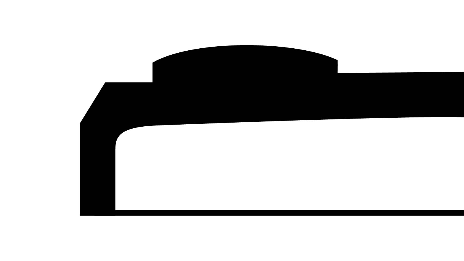 Cristal abatible con lupa Cyclop 111, réplica, plástico, Ø 29,3/28,4 mm, H 2,6 mm