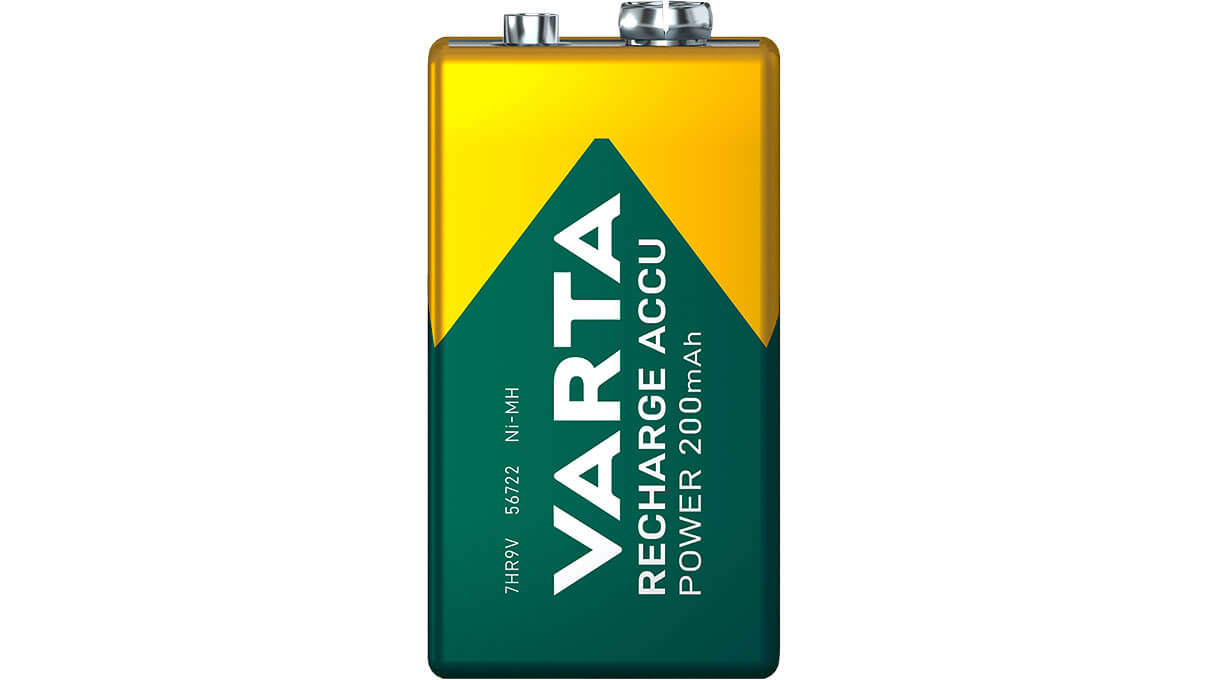 Varta 9V-Block Recharge Accu Power 200 mAh