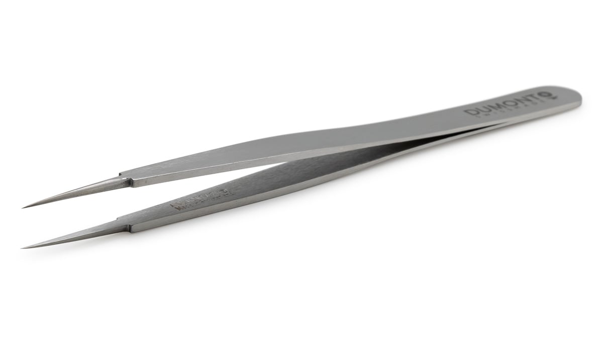 Dumont Tweezers Type 0A, veryfine, stainless steel-carbon, 120 mm