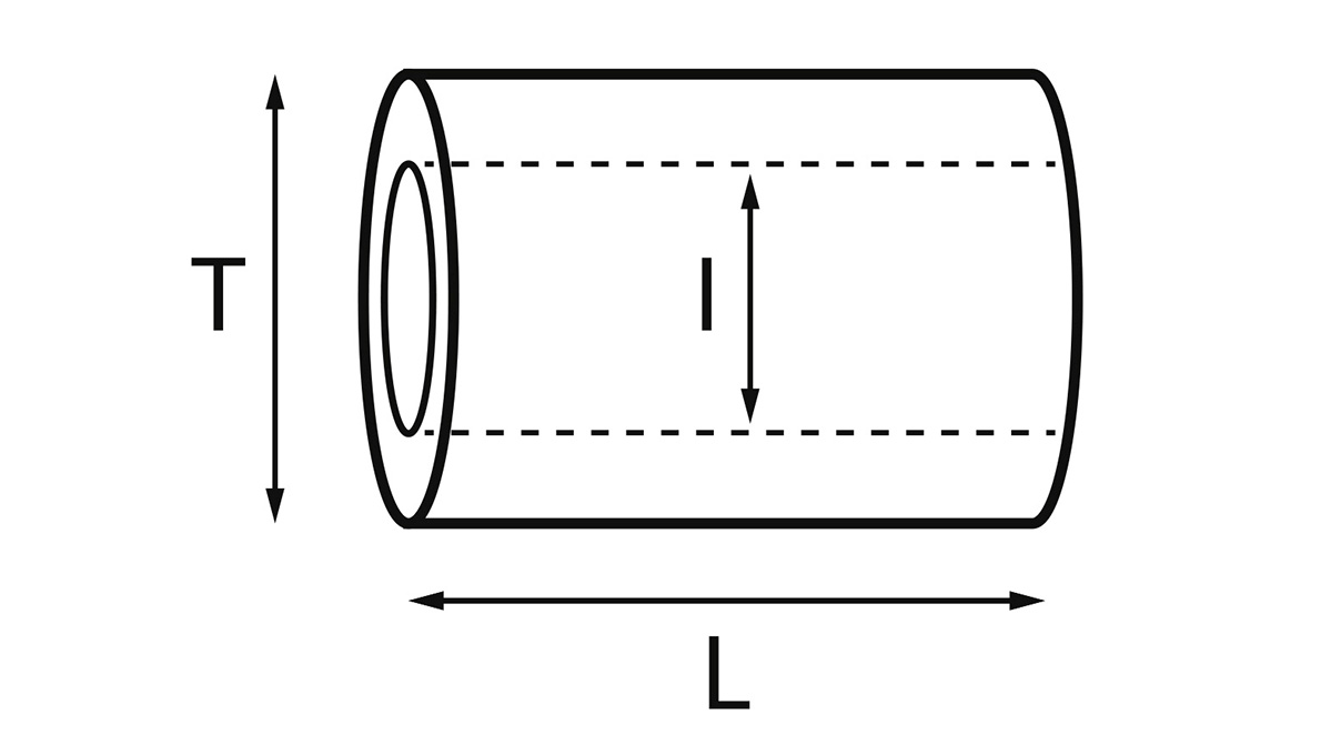 Sortiment aus 50 Gehäusetuben mit Tubus 1,8 mm, für wasserdichte Uhren