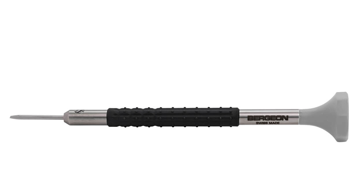 Bergeon 6899-140 screwdriver, blade 1,4 mm, gray