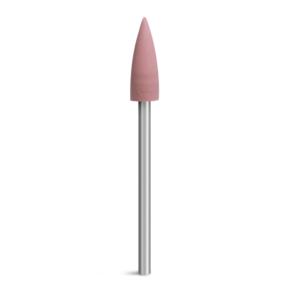 Pulidor Goldstar, rosa, punta, Ø 5,5 x 15 mm, grano muy fino, mango HP, 12 piezas