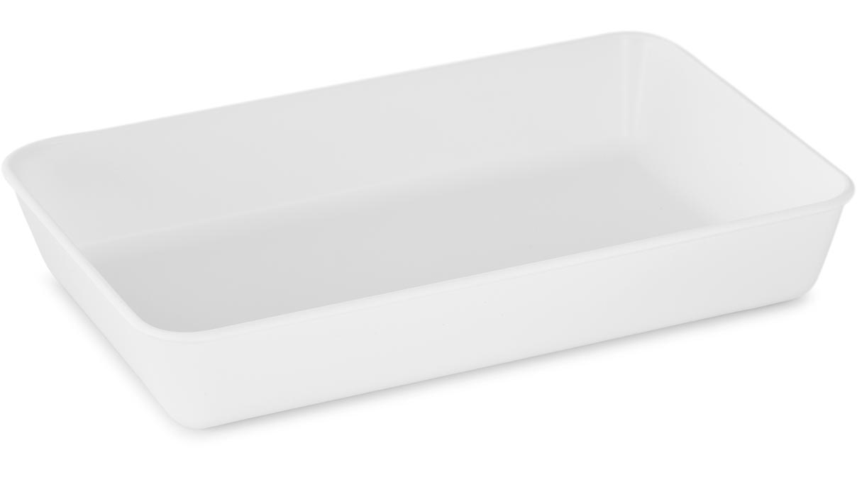 Stapel- und Arbeitsschale, 175 x 100 x 34 mm, weiß