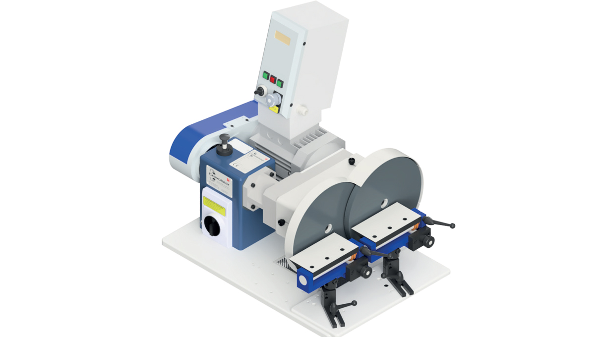 Crevoisier C501: Universal finishing machine (M8) for bench mounting (230 V), standard speed (400 - 3500)