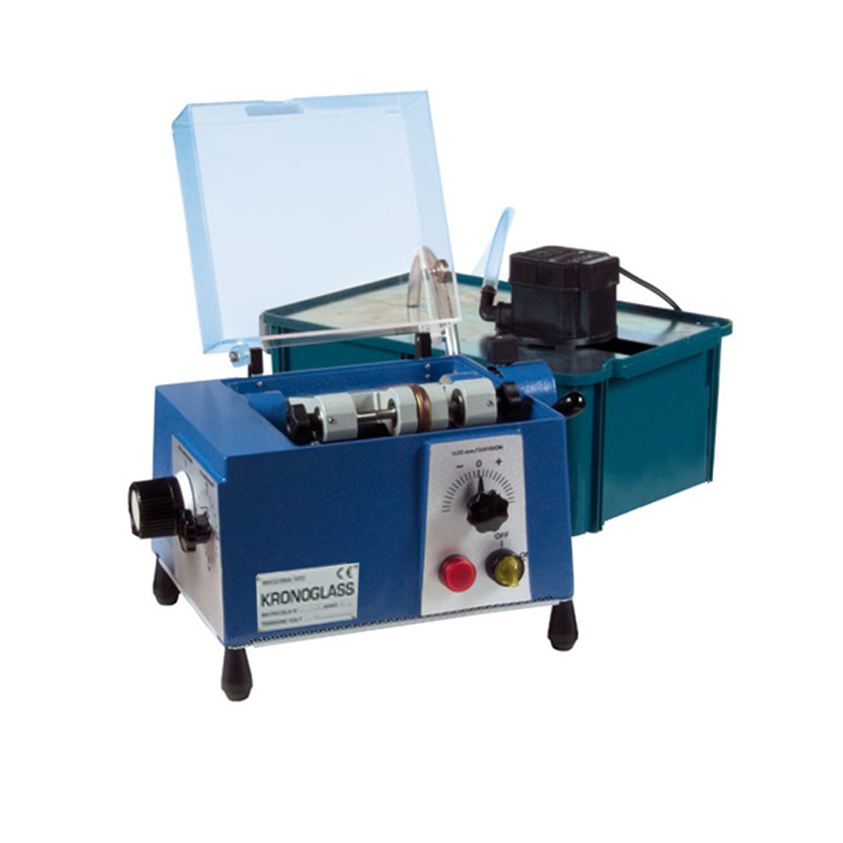 Glass grinding machine with geared motor incl. basic equipment