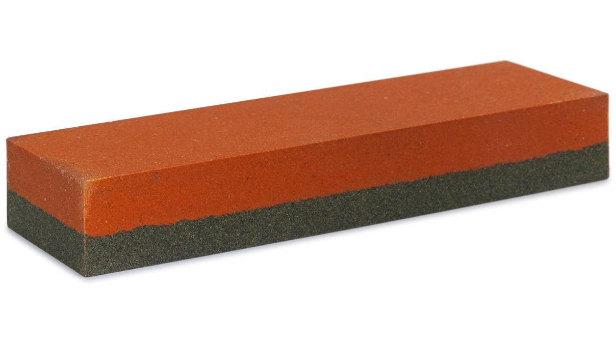 Bergeon 6531-D Schleifstein mit 2 Körnungen, grob und fein, 150 x 50 x 25 mm