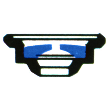 Incabloc-steenfitting N° 211.09 Ø 1,05 x hoogte 0,42 mm buis 26