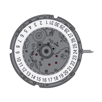 AU-Werk ETA 2094  10 1/2''' SC CHRONO DATE4 MECH AUT