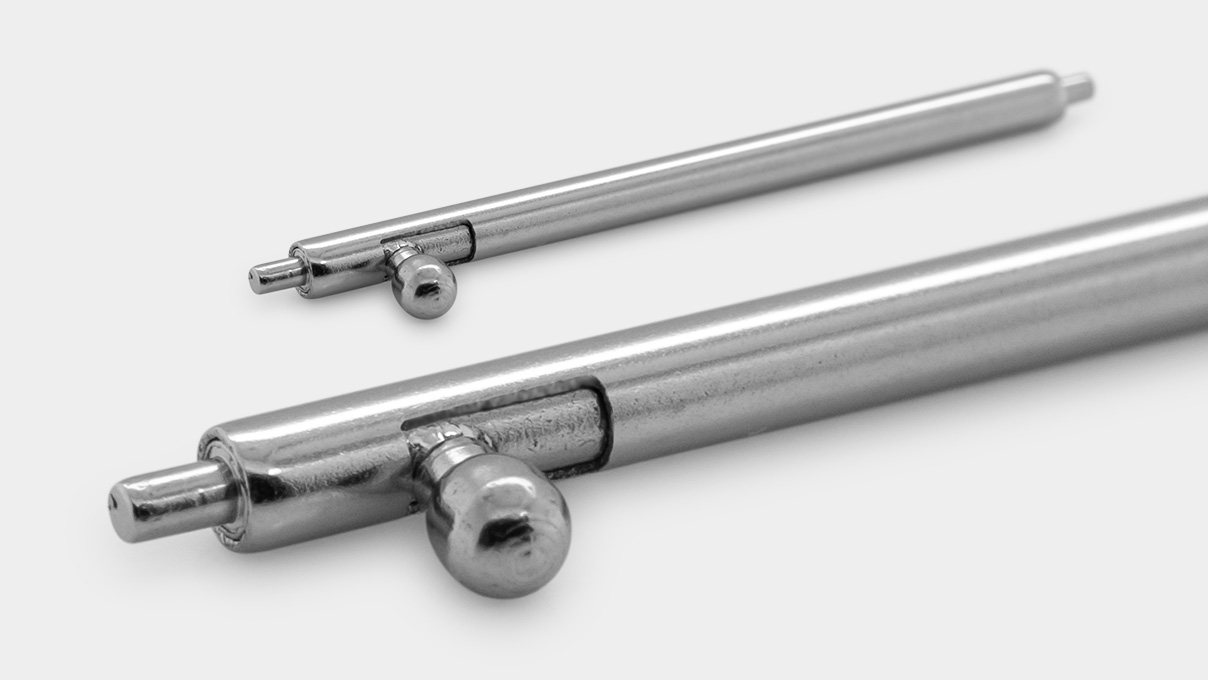 Spring bars with quick release