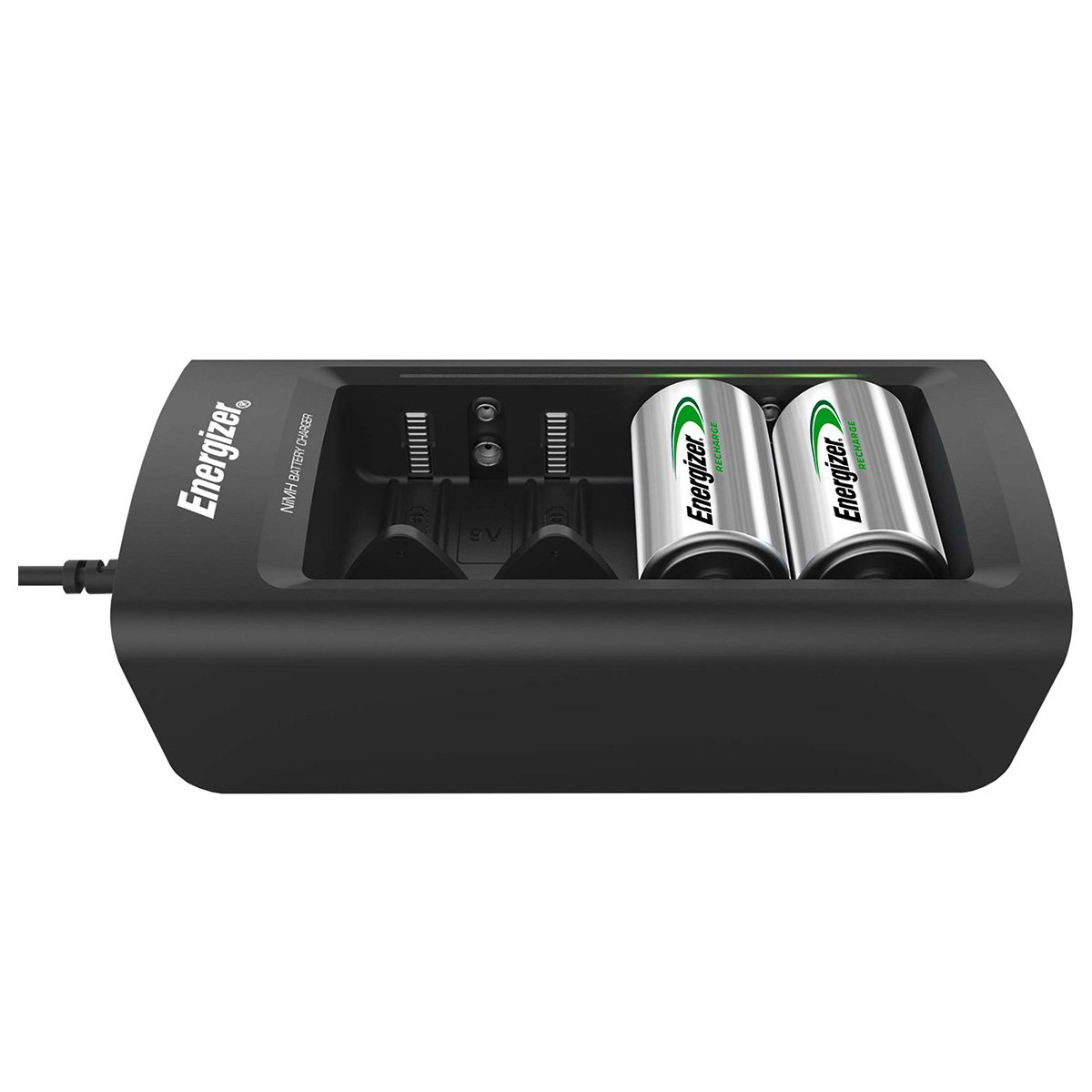 Energizer battery charger Accu Recharge Universal for 4 batteries, size AA, AAA, C, D, 9V