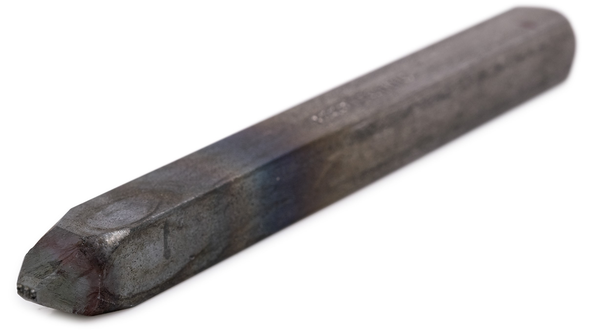 Karatstempel gerade 750 Schrifthöhe 0,50 mm