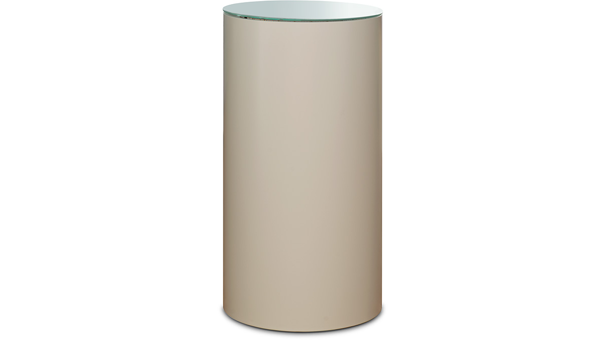 WAIO Boutiquemöbel, inkl. satinierter Glasplatte mit indirekter LED-Beleuchtung und Kabeldurchlass