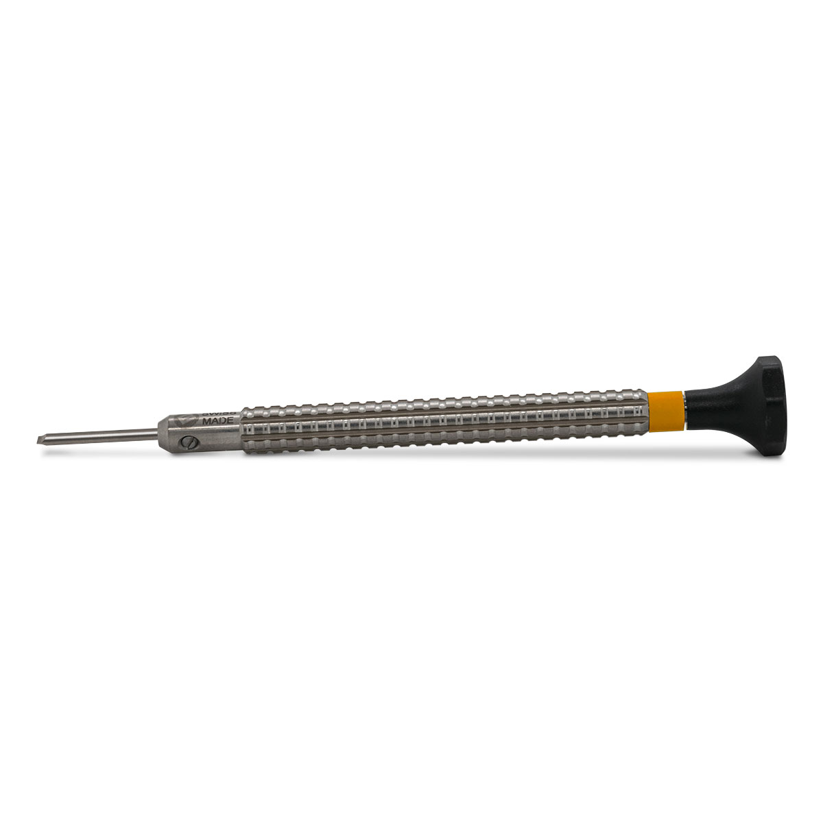 Bergeon 7965-MFP-050 screwdriver, blade 0,5 mm, parallel-flanks, orange, for torque cylinders