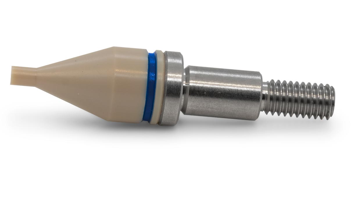 Bergeon 6935-TPL150 Insert, blue, undrilled, ØA 1.5 mm, for Peek hands