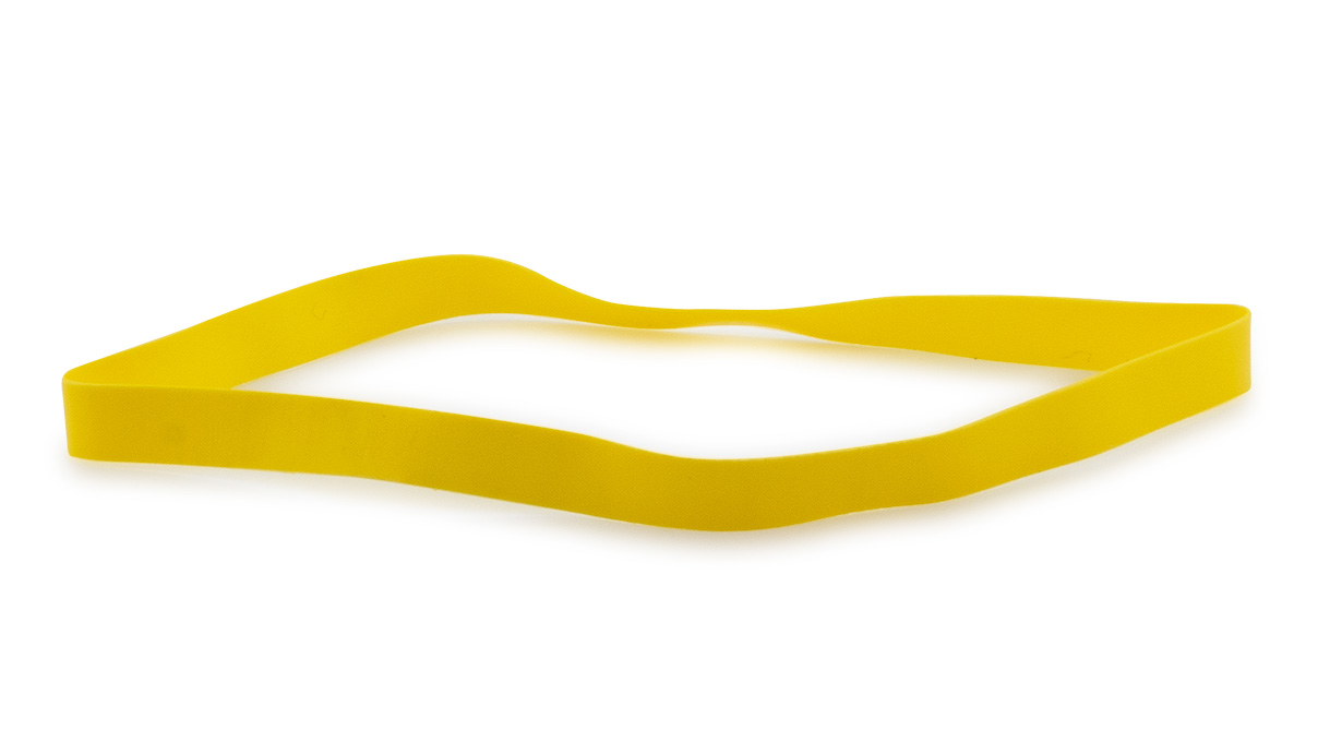 Rubber band yellow Ø 100 mm, 1000 pieces