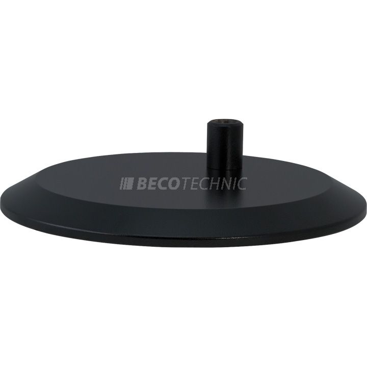 Waldmann table base for Diva, round, black