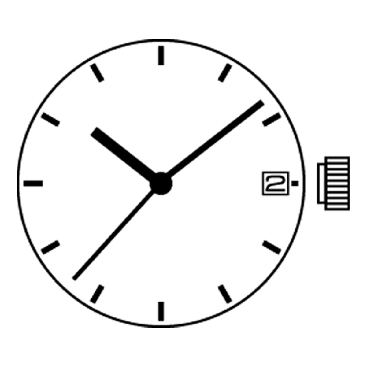 VX3T watch movements (square)