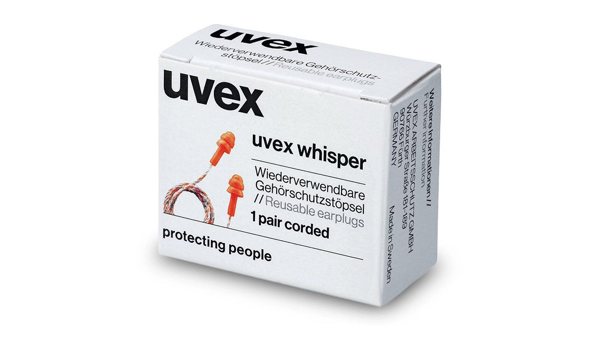 Mehrweggehörschutzstöpsel mit Kordel, SNR 22 dB, 50 Paar