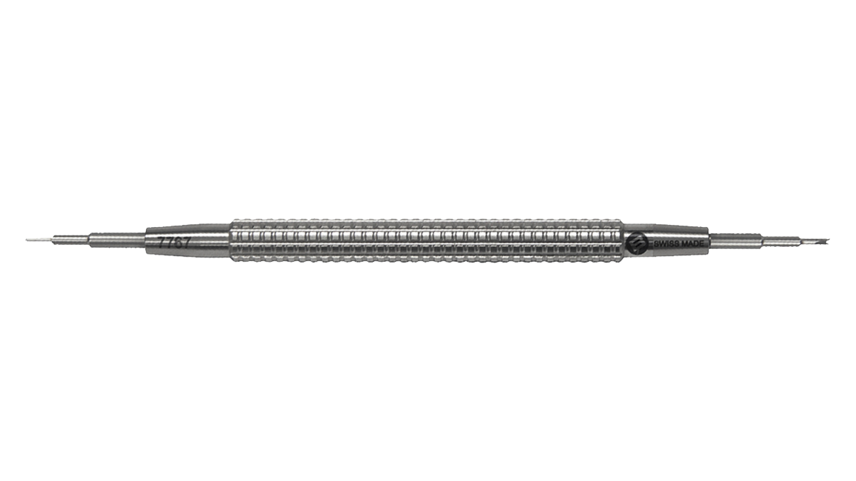 Bergeon 7767-S Werkzeug zum Setzen und Entfernen von Federstegen, 145 mm