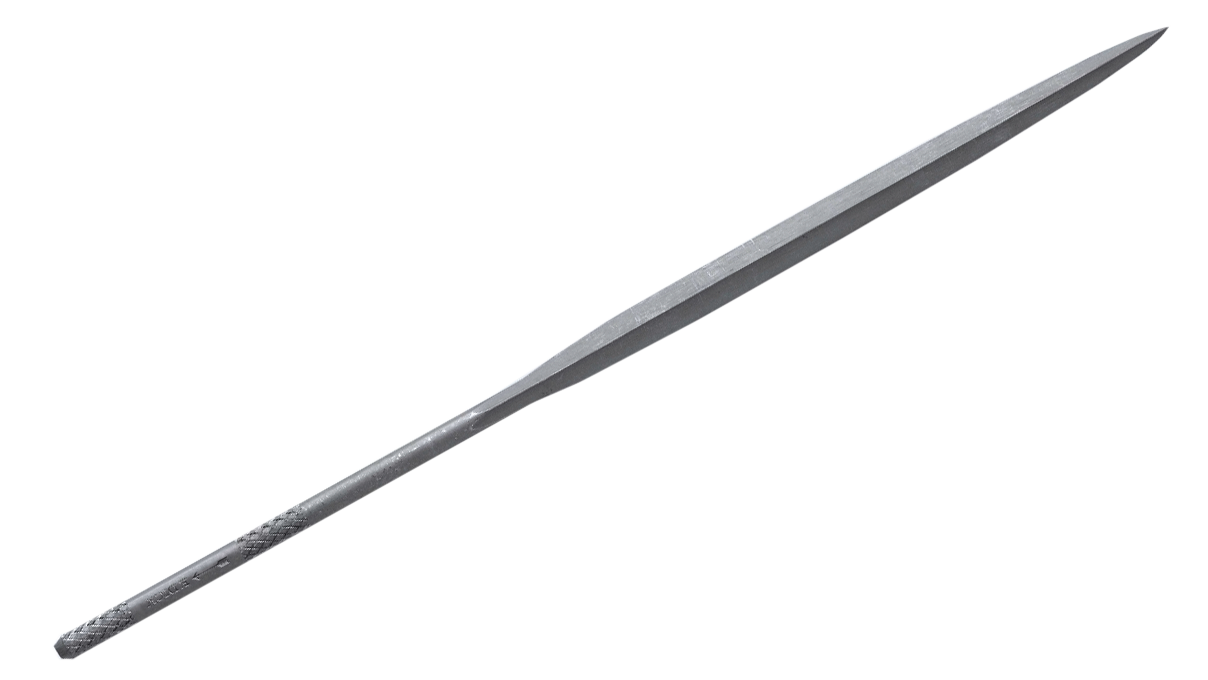 Dick needle file, barrette, 180 mm, cut 1