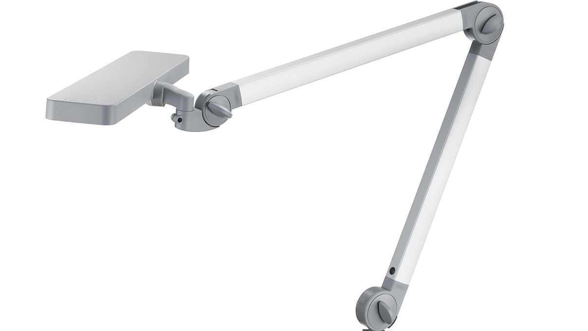 Waldmann LED luminaire ALD 1300/850/D, long arm, 16 W, 5000 K, dimmable, 100 - 240 V, 50/60 Hz