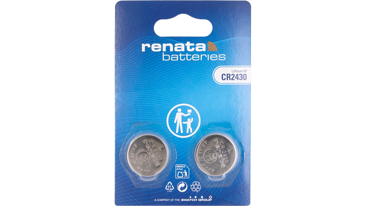 Renata CR 2430 lithium, 2 stuks